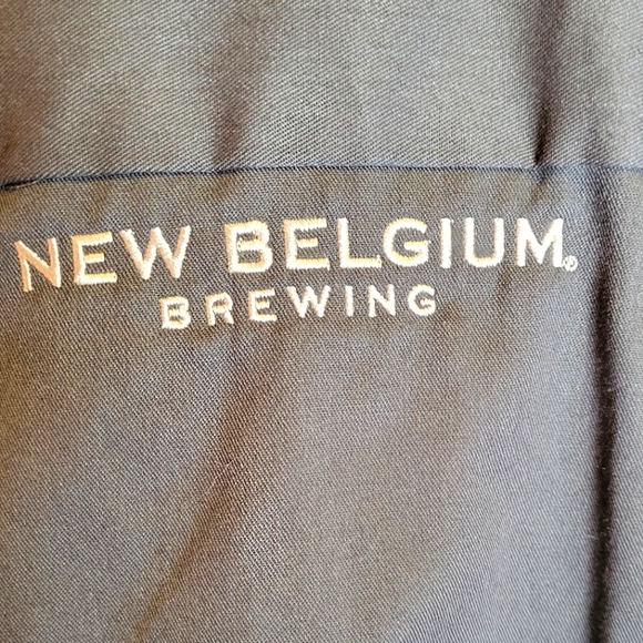 MENS EUC DICKIES FLEX- NEW BELGIUM BREWING BUTTON UP SHIRT - Picture 4 of 5